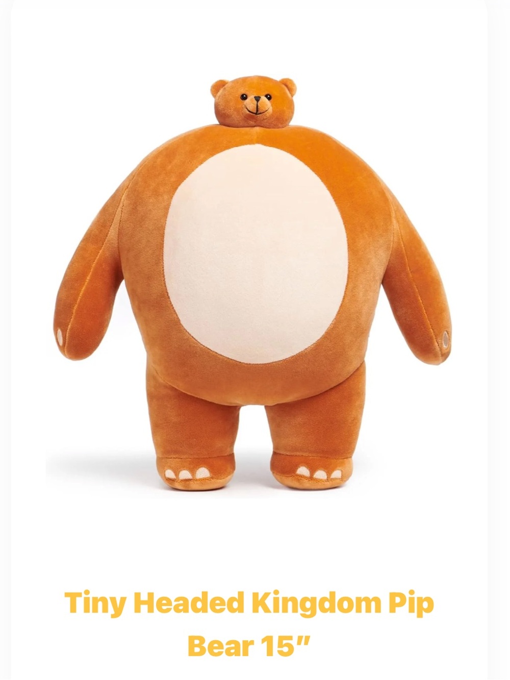 Tiny Headed Kingdom Pip Bear Plush Toy